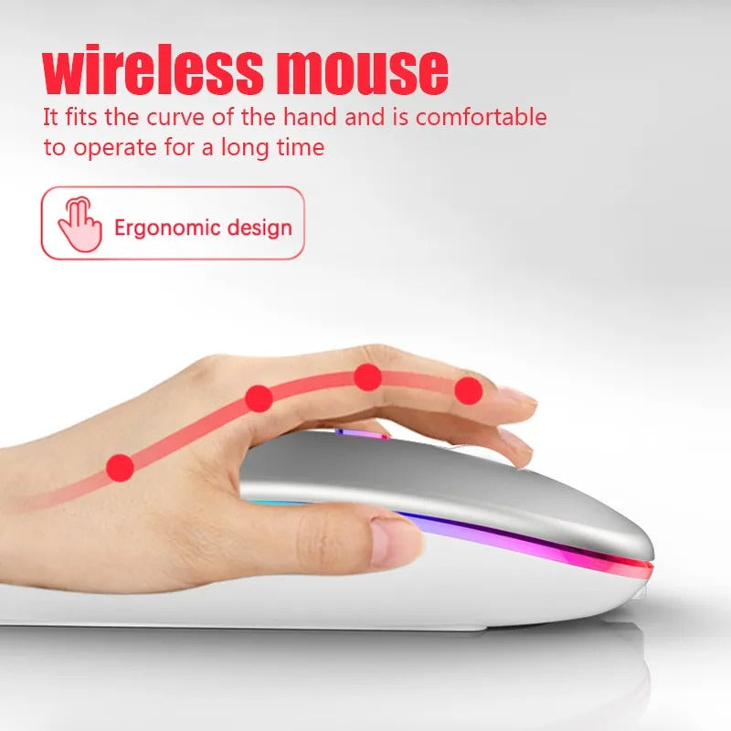 LED Bluetooth Wireless mouse for laptop