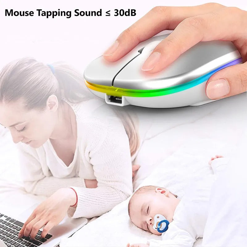 LED Bluetooth Wireless mouse for laptop