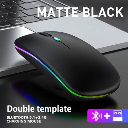 LED Bluetooth Wireless mouse for laptop