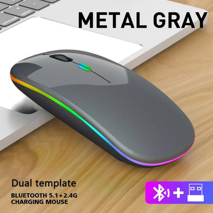 LED Bluetooth Wireless mouse for laptop