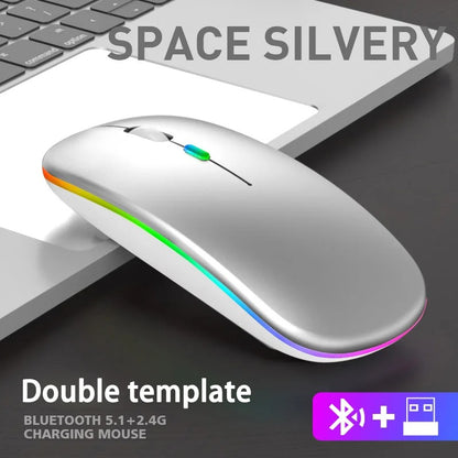 LED Bluetooth Wireless mouse for laptop